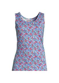 LANDS' END Baumwoll-Top f&uuml;r Damen in Plus-Gr&ouml;&szlig;e, Damen, size: plus, Blau, Baumwolle, by Lands' End