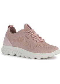 Geox D Spherica A Leder Damen Hellrosa Turnschuhe