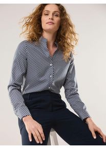 Walbusch Extraglatt Stehkragen Bluse V-Auss