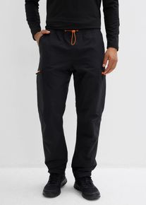 bonprix wasserdichte Cargo-Funktionshose mit warmen Futter Relaxed Fit, schwarz, Gr.58, W&auml;rmende Thermohose im Relaxed Fit. Zu dem ist die Hose ein Multitalent, welches zum Wandern, Angeln, Klettern, Segeln oder weiteren Aktivit&auml;ten getragen werden kann.
