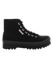 Superga - "2341 Alpina" Schuhe f&uuml;r Damen, Canvas, Hoch geschnitten (Schwarz)