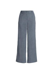 LANDS' END Stretchcord-Hose mit weitem Bein f&uuml;r Damen, Damen, size: regular, Grau, Polyester/Polyester-Mischung, by Lands' End