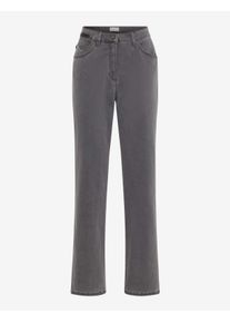 Raphaela by Brax Damen Five-Pocket-Hose Style CORRY, denim grau, Gr. 36