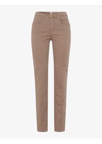 Brax Damen Five-Pocket-Hose Style MARY TAUPE, hellbraun, Gr. 34