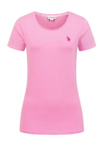 U.S. Polo Assn. Damen T-Shirt aus Baumwoll-Stretch