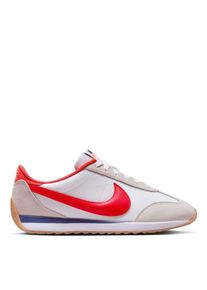 Nike - "Waffle Debut" Sneaker f&uuml;r Damen, Wildleder, Keilabsatz (Wei&szlig;/Blau/Rot)