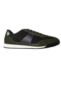 BOSS - "Nitan" Sneaker f&uuml;r Herren, Wildleder (Gr&uuml;n)
