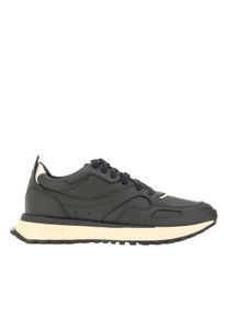 BOSS - "Jonah Run" Sneaker f&uuml;r Herren, Leder (Dunkelblau)