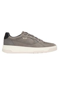 BOSS - "Baltimore" Sneaker f&uuml;r Herren, Canvas (Mittelgrau)