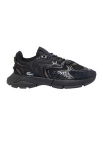 Lacoste - "L003 Neo" Sneaker f&uuml;r Damen, Wildleder (Schwarz)