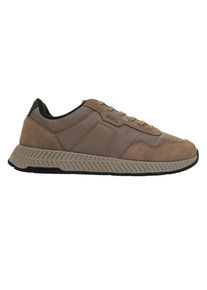 BOSS - "Titanium Runn Sdnypa" Sneaker f&uuml;r Herren, Doppeltes Gewebe (Dunkelbeige)