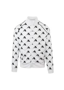 Aquascutum - Trainingsjacke f&uuml;r Herren, Weiter Stehkragen, Raglan&auml;rmel (Wei&szlig;)