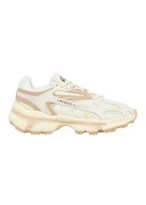 Lacoste - "L003 2K24" Sneaker f&uuml;r Damen, Leder (Naturwei&szlig;)
