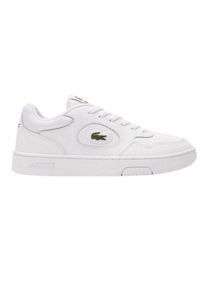 Lacoste - "Lineset" Krokodil Sneaker f&uuml;r Damen, Leder (Wei&szlig;)