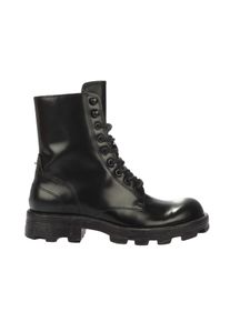 Diesel - "D-Hammer" Springerstiefel f&uuml;r Damen, Leder (Schwarz)