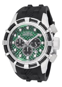 Invicta Bolt 49165 Herrenarmbanduhr - Quarzwerk - Edelstahl mit Gr&uuml;nem Zifferblatt - 50 mm