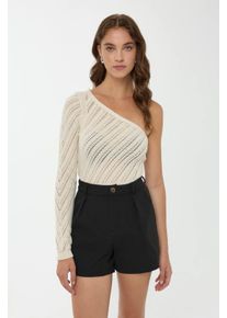 Ein&auml;rmliges Strickoberteil