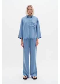 Inwear Casual Hose Lockere Passform Light Blue denim