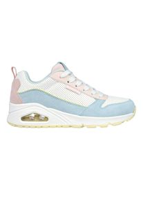 Skechers - "Uno Stand On Air" Sneaker f&uuml;r Damen, Wildleder (Hellblau/Pink)