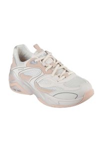 Skechers - "D&acute;Lux" Sneaker f&uuml;r Damen, Zum Anschl&uuml;pfen (Naturwei&szlig;)