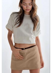 Tief geschnittene Mini-Shorts