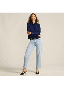 LANDS' END Relaxte Soft Denim Straight Fit 7/8-Jeans, Damen,  Blau, Elasthan/Baumwoll-Mischung, by Lands' End