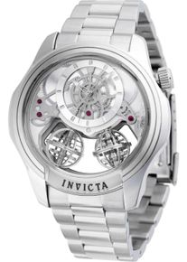 Invicta Specialty 50123 Herrenuhr - Quarzwerk - Edelstahl mit silbernem Zifferblatt - 46 mm
