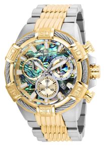 Invicta Bolt 26540 Herrenuhr - Quarzwerk - Edelstahl mit Perlenzifferblatt - 51 mm