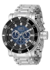 Invicta Coalition Forces 49753 Herrenuhr - Quarzwerk - Edelstahl mit schwarzem Zifferblatt - 52 mm