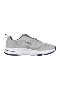 Slazenger - "Curve Support" Sneaker f&uuml;r Herren, Netzmaterial (Grau/Wei&szlig;)