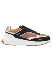BOSS - "Skylar" Sneaker f&uuml;r Damen, Wildleder (Mittelbeige)