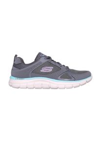 Skechers - "Track" Sneaker f&uuml;r Damen (Holzkohle/Aquablau)