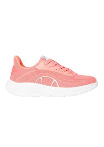 Ellesse - "Como" Logo Sneaker f&uuml;r Damen, Niedrig geschnitten (Lachs/Wei&szlig;)