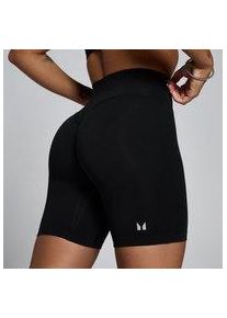 Myprotein MP Damen Tempo Mid Rise Nahtlos Shorts - Schwarz - XS