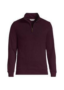 LANDS' END Rei&szlig;verschluss-Pullover aus Bedford-Ripp, Herren,  Gelb, Baumwolle, by Lands' End