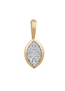 OROLINO Anh&auml;nger 585 Gold mit 6x Brillant 0,03ct.