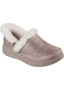 Skechers Cozy Escape Damen Hausschuhe In Taupe