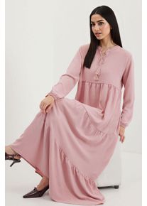Maxikleid mit Schleifendetail
