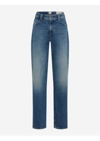 Brax Damen Five-Pocket-Hose Style MAINE USED PACIFIC BLUE, denim blau, Gr. 32
