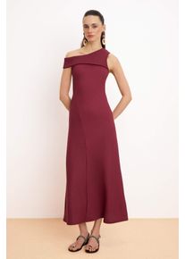 Gestreiftes, &auml;rmelloses A-Linien-Maxikleid f&uuml;r Damen