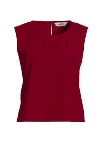 LANDS' END &Auml;rmelloses Top, Damen,  Rot, Baumwolle/Viskose/Baumwoll-Mischung, by Lands' End