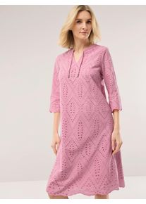 Walbusch Kleid Lochstickerei