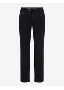 Eurex By Brax Herren Bundfaltenhose Style FRED, denim dunkelblau, Gr. 24
