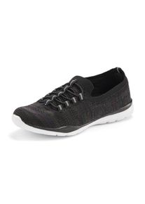Lascana sheego Gro&szlig;e Gr&ouml;&szlig;en Sneaker, schwarz meliert, Gr&ouml;&szlig;e 41 - Damen