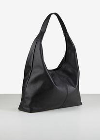 bonprix Premium Ledershopper, schwarz, Gr.Onesize, Geschmackvoller Shopper aus Premium Leder, aus Nappaleder
