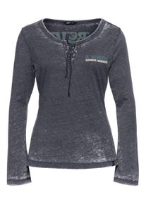 Queen Kerosin Damen Longsleeve Forever 2 Wheels