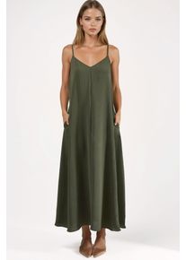 A-Form Maxi-Kleid