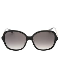 Kate Spade Graue SF 2-Linsen-Sonnenbrille mit schwarzem Rahmen