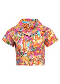Queen Kerosin Damen Hawaiibluse Miami & Long Beach