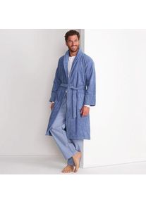 LANDS' END Bademantel aus t&uuml;rkischem Frottee f&uuml;r Herren, Herren, size: regular, Blau, Baumwolle, by Lands' End